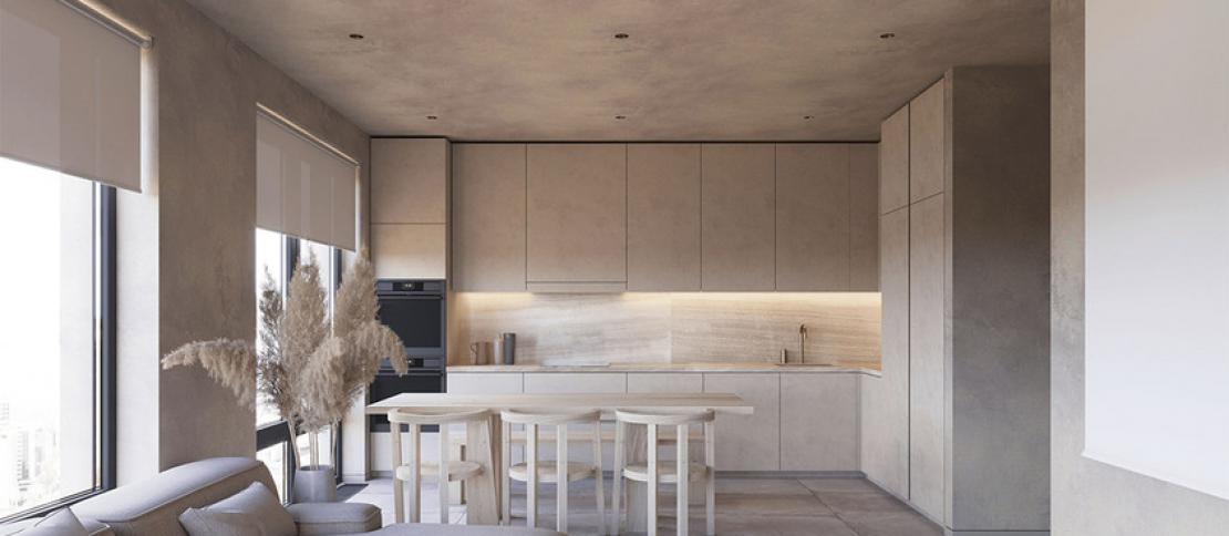 CONDO Wabi Sabi Design - Kitchen