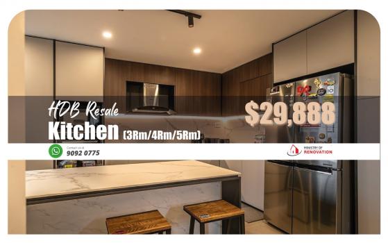 Kitchen Package @ $29,888 (HDB-RESALE)